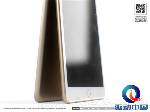 同样设计的iPad mini 3/iPhone 6:漂亮