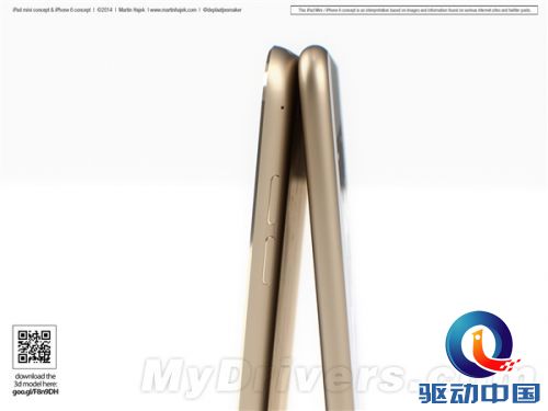 同样设计的iPad mini 3/iPhone 6:漂亮