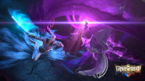 《网易全明星》CG截图：飞剑侠vs玉玑子