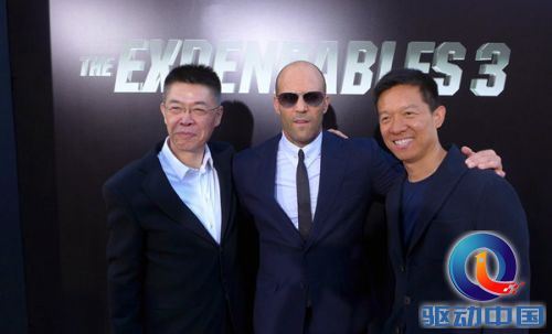 贾跃亭参加《敢死队3》首映礼 首提乐视生态“北洛硅”线