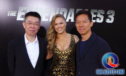 贾跃亭参加《敢死队3》首映礼 首提乐视生态“北洛硅”线