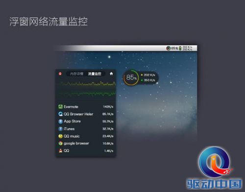 浮窗网络流量监控