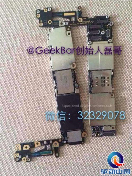 疑似iPhone 6主板大曝光：A8处理器首度现身