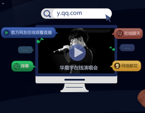 Y9-1 40万人预约华晨宇演唱会互动直播 QQ音乐社交娱乐引爆“粉丝经济1207