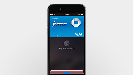 通过 Touch ID，你可以凭指纹来轻松确认支付。