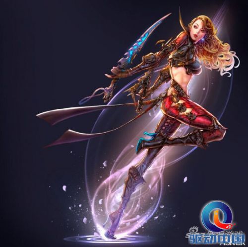 《魔剑英雄》刺客职业原画