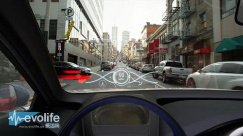 虽然你还没用上HUD 但丰田3D HUD已经在路上了