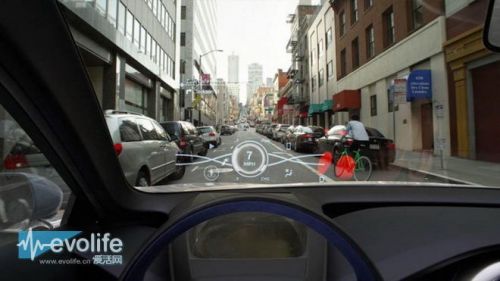 虽然你还没用上HUD 但丰田3D HUD已经在路上了