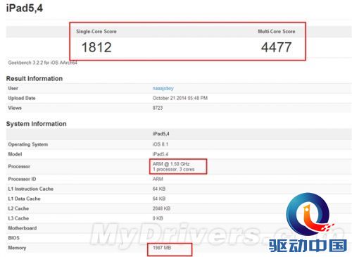 iPad Air 2开创历史：A8X竟然是三核心！