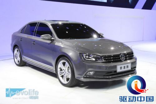 2015款速腾露脸广州车展 这次是多连杆后悬架