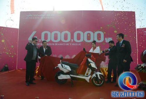 电动车行业第一个超400万辆的航母级品牌诞生 电动车 航母级品牌 爱玛
