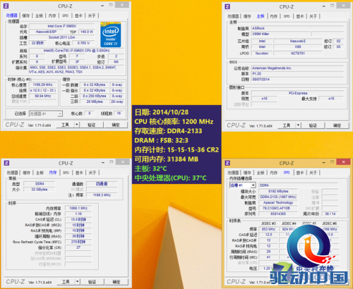 宇瞻DDR4 2133首测 