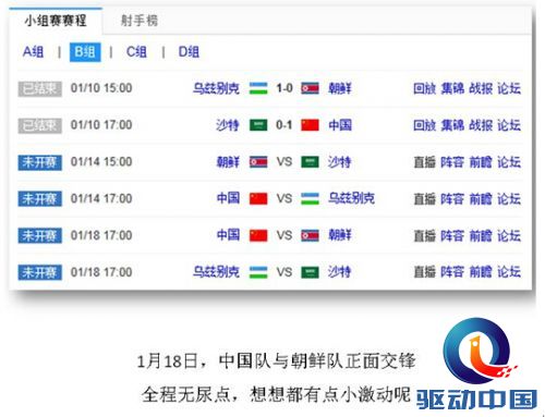 中国队2015亚洲杯开门红，国产彩电看“球”更精彩