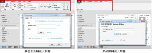 Outlook附件管家—联想企业网盘云附件