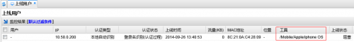 IPHONE用户上线记录