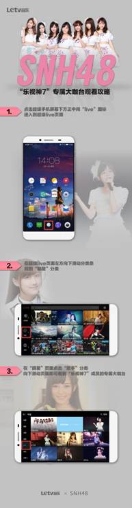 说明: E:\工作计划\新闻稿\定稿\SNH48“乐视神7”超级手机专属大咖台上线,乐视生态优越性展露\SNH48攻略.jpg