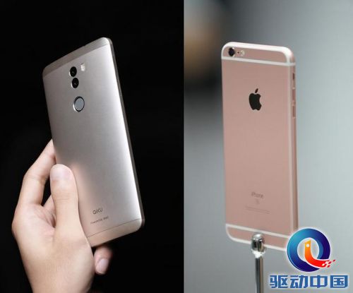 颜值巅峰对决!360奇酷旗舰版VS iPhone6sPlus