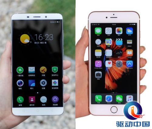 颜值巅峰对决!360奇酷旗舰版VS iPhone6sPlus