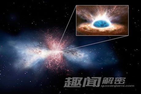 23亿光年外巨型黑洞为何扼杀恒星形成？