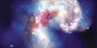 人类望远镜见证两星系对撞 形成壮阔新星系