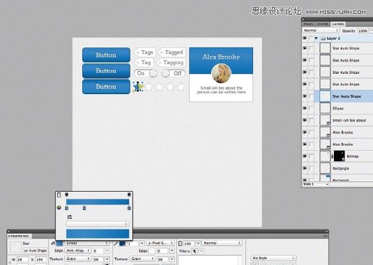 Fireworks打造专属的UI套件教程,PS教程,思缘教程网