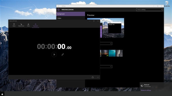 Windows 10暗黑主题图赏:喜欢吗?