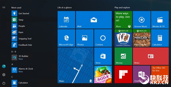 喜欢吗？微软公布新版Windows 10开始菜单