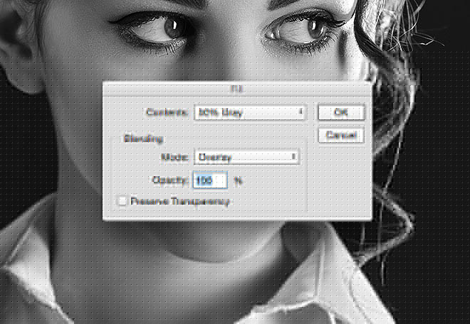 调出黑白惊悚超酷女枪手图片的PS教程