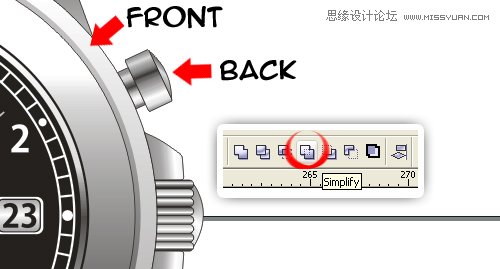 CorelDraw绘制超真实的手表教程