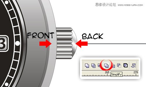 CorelDraw绘制超真实的手表教程