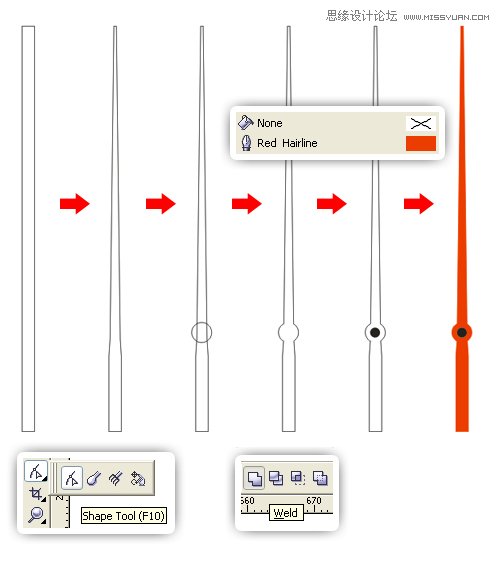 CorelDraw绘制超真实的手表教程