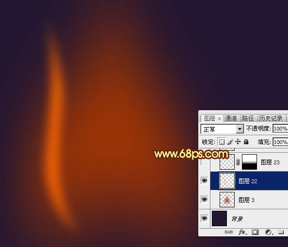 制作逼真漂亮火焰图片的PS教程