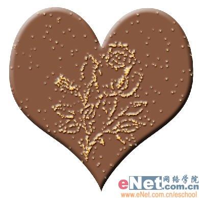 制作心形巧克力的PS实例教程