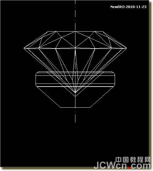 AutoCAD建模教程：绘制八心八箭的钻石,PS教程,思缘教程网