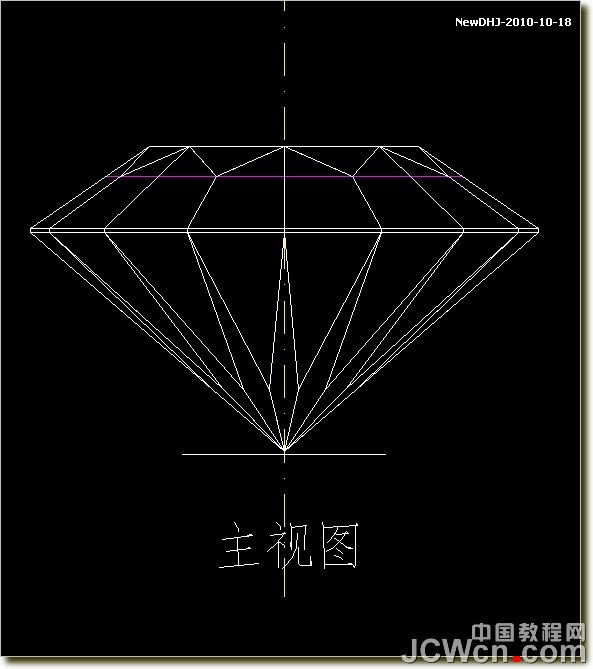 AutoCAD建模教程：绘制八心八箭的钻石,PS教程,思缘教程网