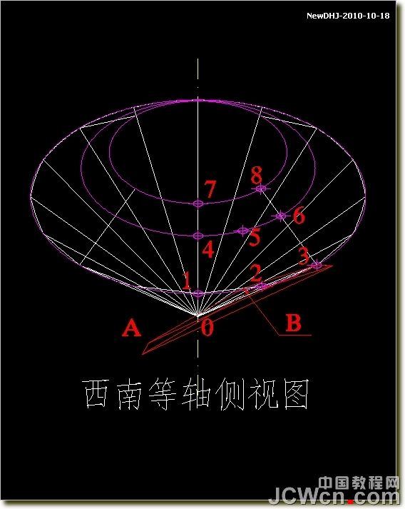 AutoCAD建模教程：绘制八心八箭的钻石,PS教程,思缘教程网