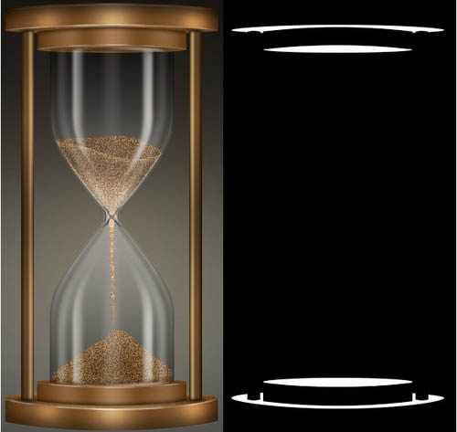 制作质感古铜色时间沙漏图片的PS教程