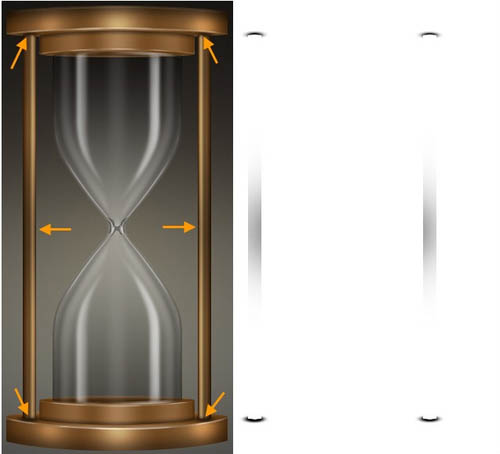 制作质感古铜色时间沙漏图片的PS教程