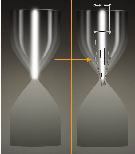 制作质感古铜色时间沙漏图片的PS教程