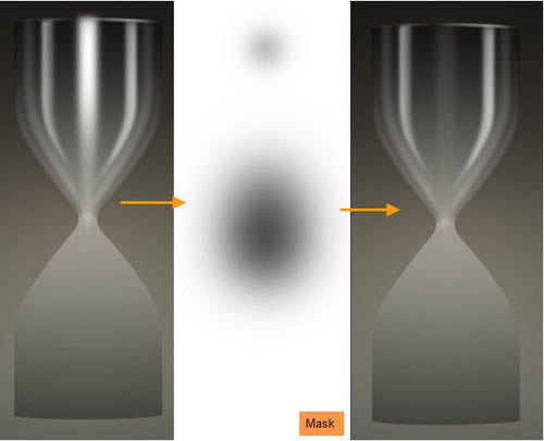 制作质感古铜色时间沙漏图片的PS教程
