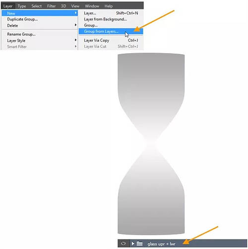 制作质感古铜色时间沙漏图片的PS教程