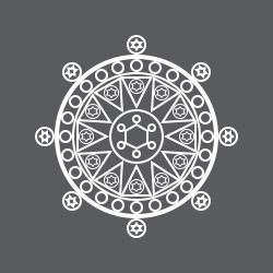 制作圆形黑白几何图案的PS教程