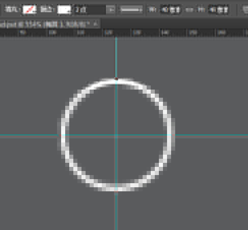 制作圆形黑白几何图案的PS教程