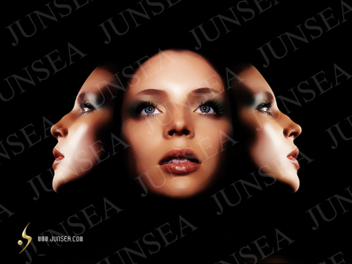 合成机械美女头像的PS实例教程