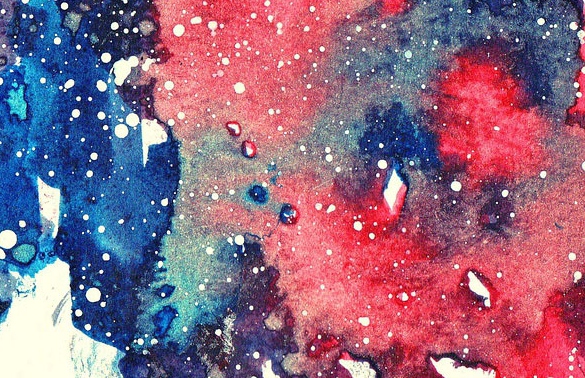 PS制作个性水彩油墨喷溅效果的人物海报