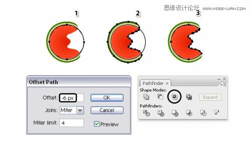 Illustrator绘制清凉可口的西瓜艺术字教程,PS教程,思缘教程网