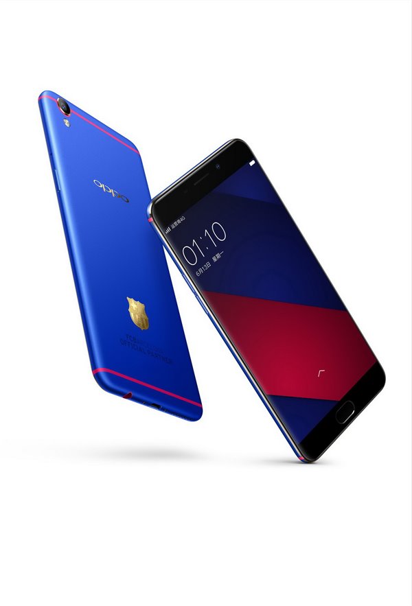 全新红蓝只为巴萨 OPPO R9巴萨定制版官方图赏
