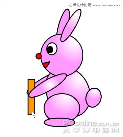 Flash制作可爱的小兔子跷跷板动画,PS教程,思缘教程网