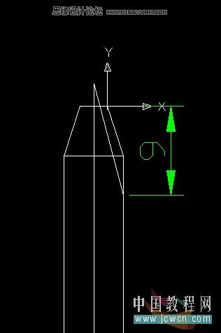 AutoCAD教程：一字形和十字形螺丝刀头的画法,PS教程,思缘教程网