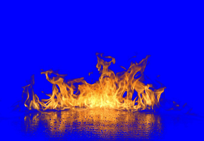 对火焰图片抠图换背景的八种PS方法